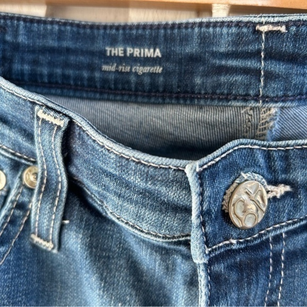 โจAG Adriano Goldschmied The Prima cigarette blue jeans ๐ 29 Ag-ed denim - Picture 5 of 14